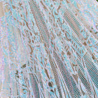 Long Sleeves Sequins Mermaid Prom Dresses Iridescent Shower Party V Neck Evening Dress Chapel Train