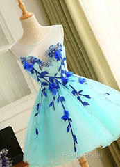 Lovely Light Blue Homecoming Dresses, Cute Short Party Dresses