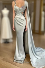 Luxury Evening Dresses Sheath Sweetheart Floor Length Beaded Long Turkey Dubai Saudi Arabic Evening Gown Formal Prom Dresses