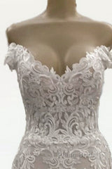 Mermaid Appliques Wedding Dresses Off The Shoulder