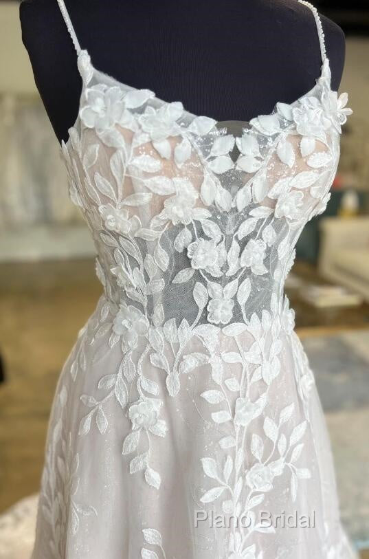 Mermaid Lace/Tulle A-Line Wedding Dresses With Open Back