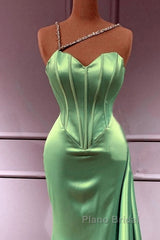 Mermaid Sage Corset Slit Dresses