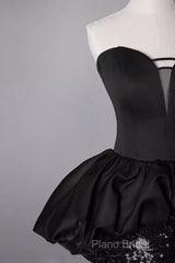 Mermaid Sweetheart Long Black Sequin Formal Prom Dresses