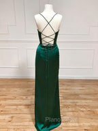 Mermaid Sweetheart Neck Green Long Formal Prom Dresses, Green Formal Evening Dresses