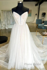 Minimalist Style Sheer Wedding Dresses With Sweet Collar And Floor Mopping Wedding Dresses