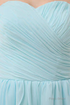 Mint Green Pleated Lace Short Homecoming Dresses