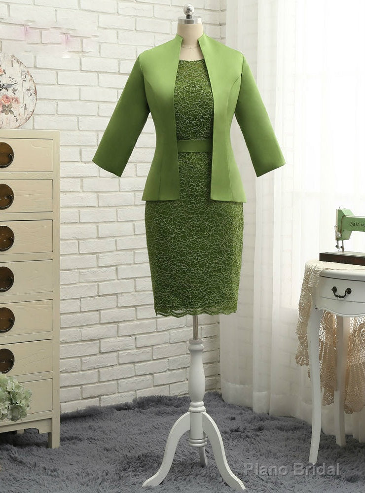 Modern Mother Of The Bride Dresses Sheath Knee Length With Jacket Main image