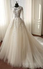 New Style Wedding Dresses Long Sleeves, Bride Dresses, Bridal Gown ,Dresses For Brides