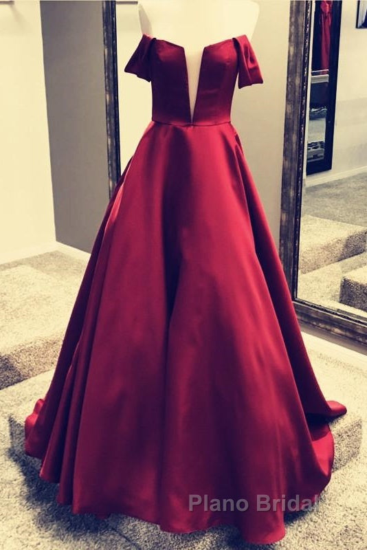 Off Shoulder Floor Length Ballgowns Formal Prom Dresses Secondary image