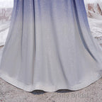 Off the Shoulder Purple Ombre Long Formal Prom Dresses, Off the Shoulder Purple Formal Evening Dress with Corset Back