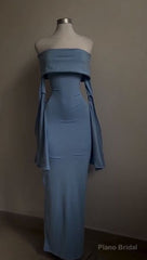 Off The Shoulder Sheath Birthday Dress Long Sleeves Prom Dress