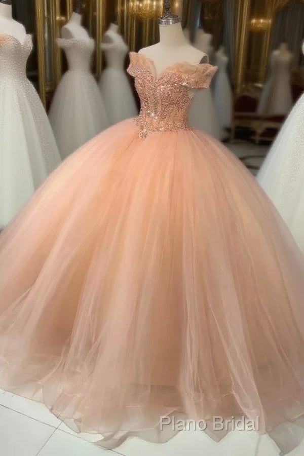 Off The Shoulder Wedding Dresses Lace Beads Appliqued Formal Prom Dresses Formal Dresses Main image