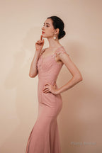 Side Split Mermaid Long Open Back Prom Dresses