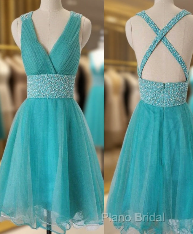 Popular Simple Cross Unique Elegant Casual For Teens Homecoming Dresses Main image