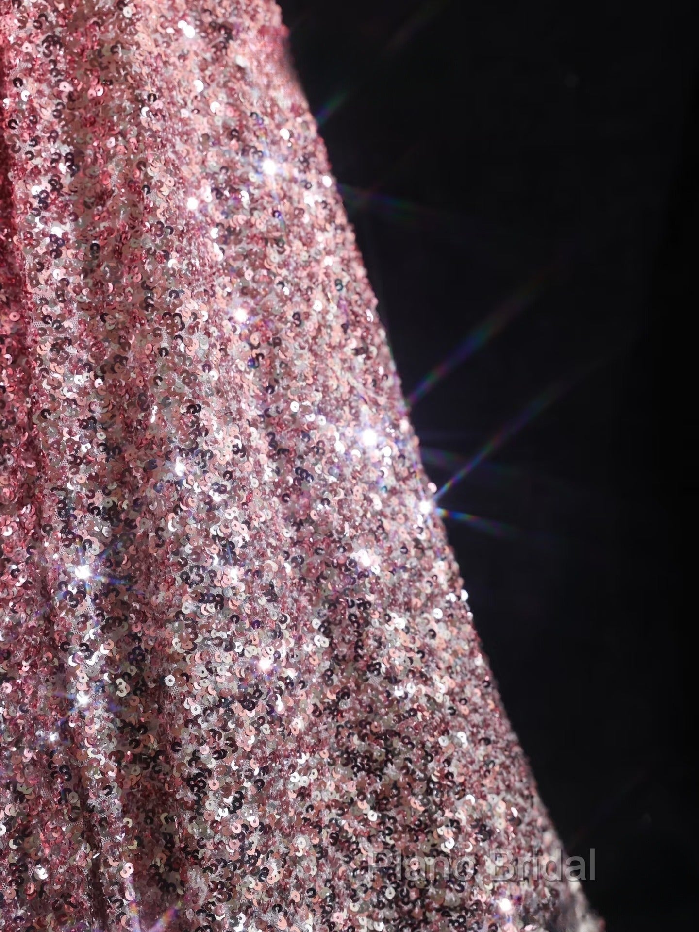 Pretty A Line Off The Shoulder Pink Sequin Long Formal Prom Dresses Formal Gowns