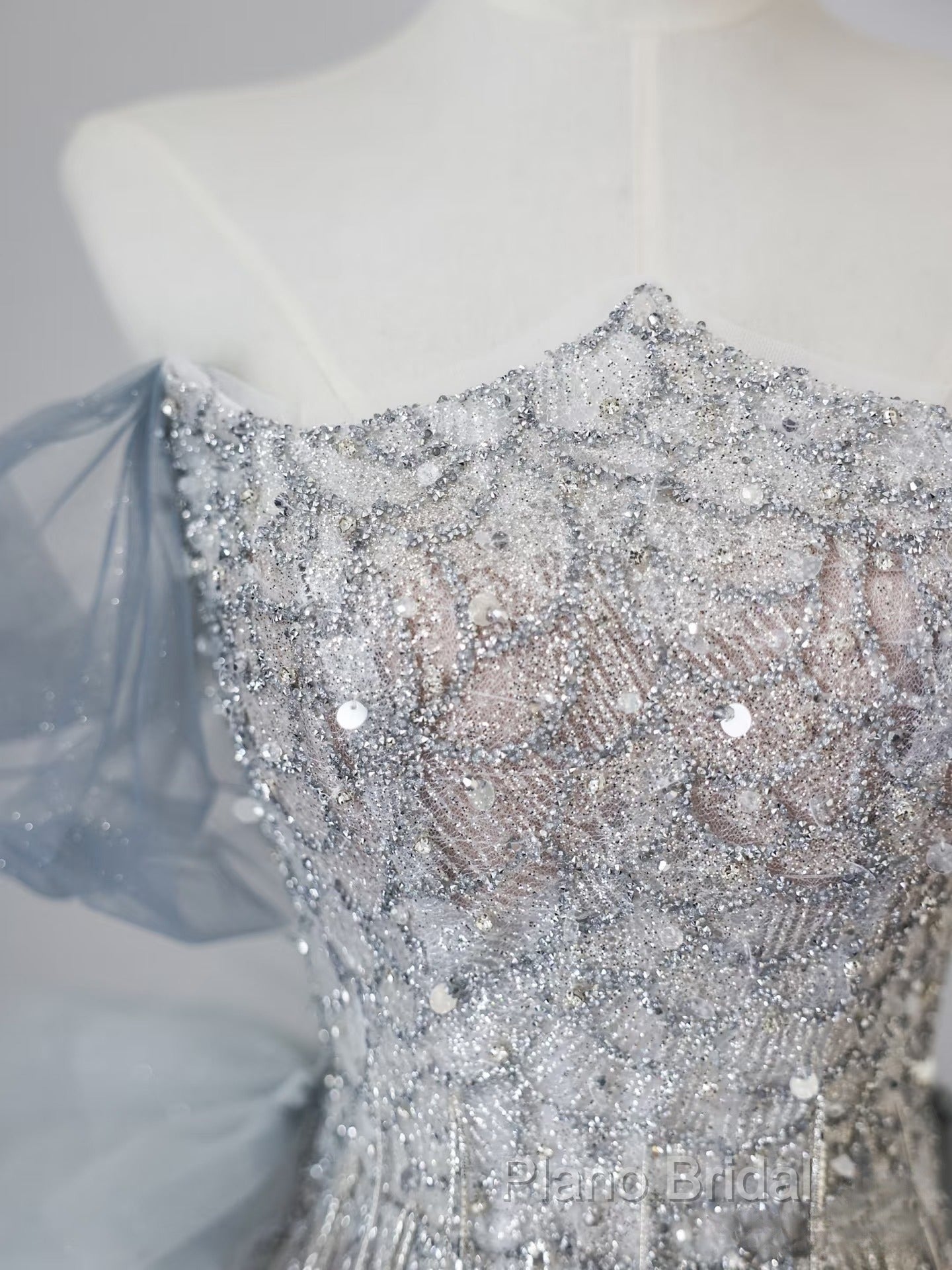 Pretty Mermaid Off The Shoulder Sequin Blue Long Formal Prom Dresses Formal Gowns