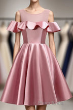 Pink Short Girls Cute Short Formal Prom Dresses