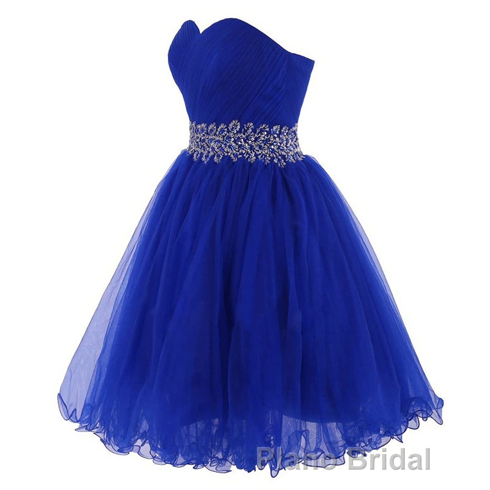 Cheap Homecoing Short Homecoing Sweetheart Royal Blue Homecoing Beading Homecoing Royal Blue Formal Prom Dresses
