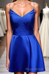 Royal Blue Short Cute Fashion Homecoming Dresses