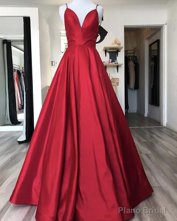Red Prom Dresses, Red Ball Gowns Red Evening Dress, Long Formal Dress, Long Evening Gowns Main image