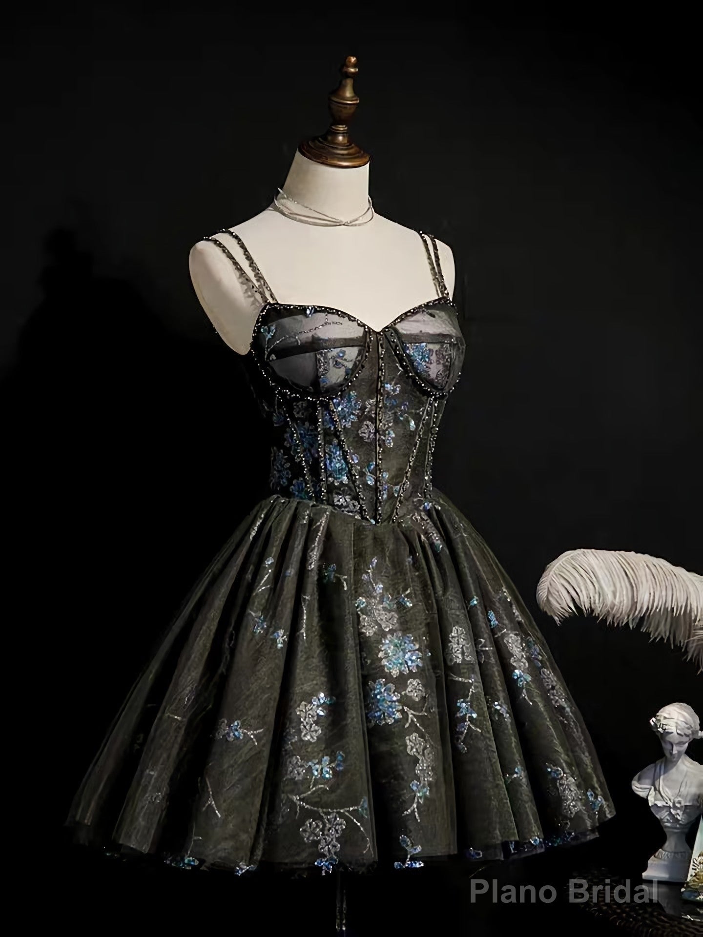 Homcoming sequins halter short temperament noble lady homcoming custom made Evening Dresses Secondary image