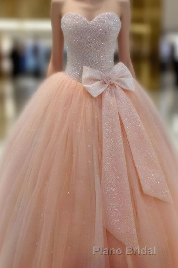Real Made Sweetheart Princess Lace Up Tulle New Arrival Formal Prom Dresses Main image