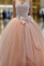 Real Made Sweetheart Princess Lace Up Tulle New Arrival Formal Prom Dresses