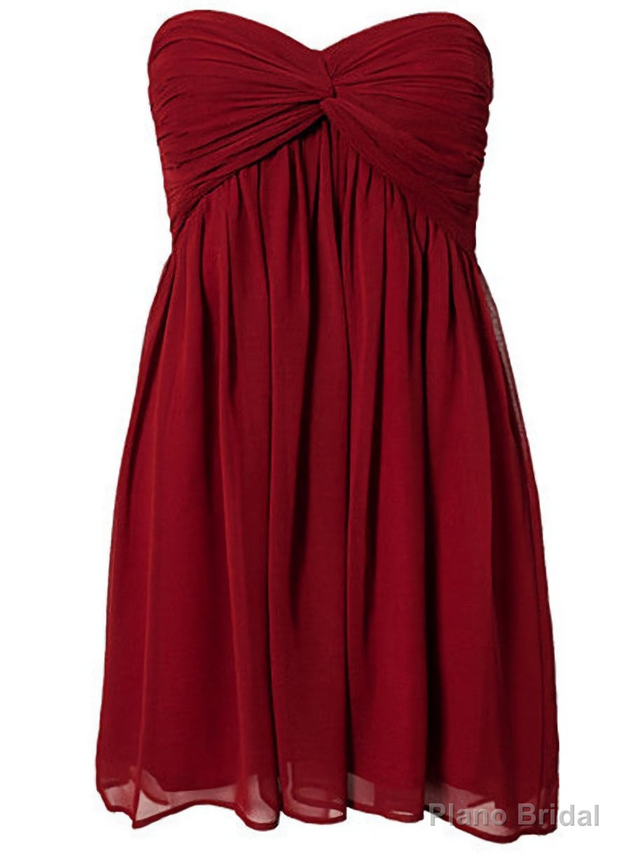 Burgundy Mint Green Short Country Sweet 16 Simple Casual Parties Homecoming Dresses Main image