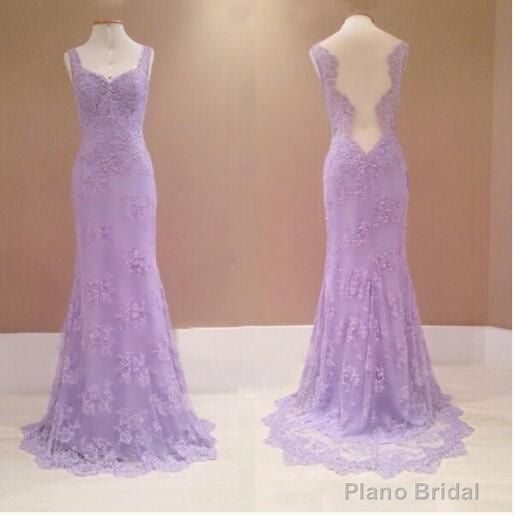 charming lilac prom dresses lace vintage prom gown mermaid formal gowns lace party dress lace evening dress 2025 Main image