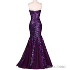 Sequin Long Sparkly Dark Salmon Purple Evening Dress, Elegant Formal Dresses, Mermaid Evening Gowns High Quality