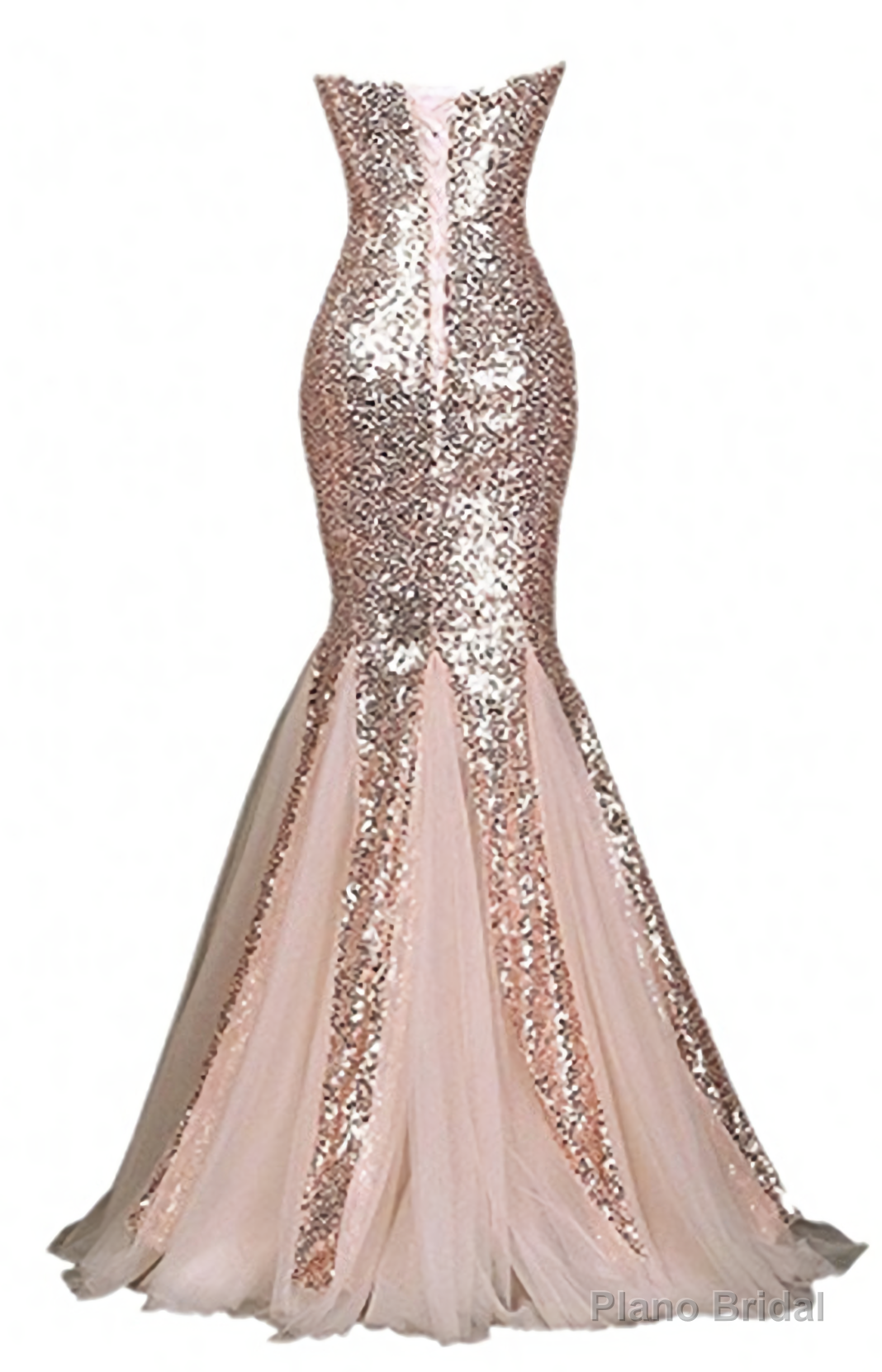 Bride Sparkly Sequins Mermaid Long Evening Dresses Main image