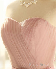Cute Sweetheart Neck Tulle Short Formal Prom Dresses, Bridesmaid Dresses