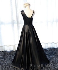 Stylish Satin Long Formal Prom Gown Prom Dresses