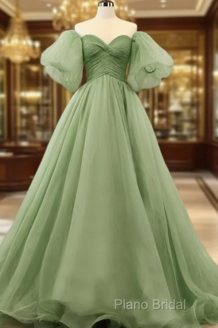 Removable Sleeve Ball Gown Sage Dresses Main image