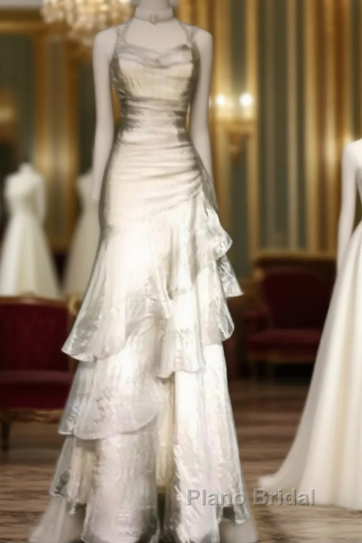 Retro Mermaid Long Formal Prom Dresses New Long Evening Gowns Main image