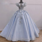 Romantic Quinceanera Organza Dresses Ball Gown