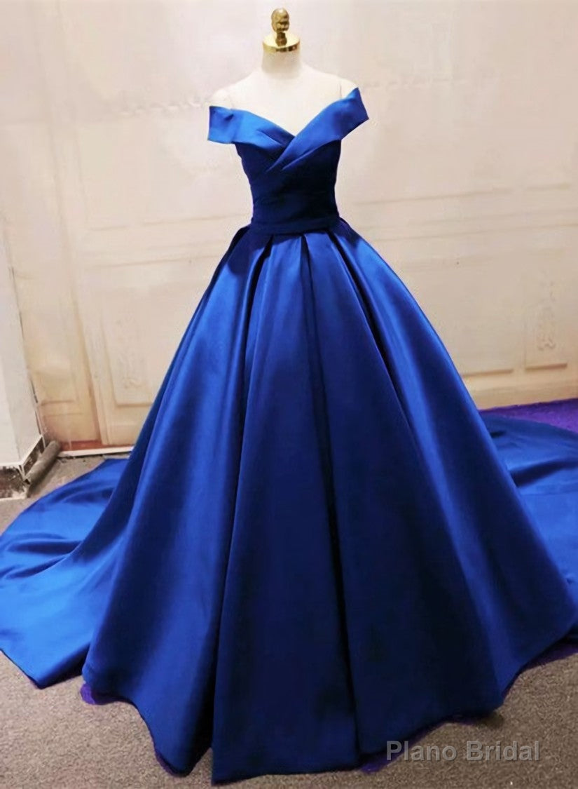 Royal Blue Party Dress, Prom Dress , Long Formal Gowns Main image