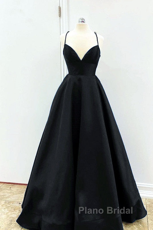 Satin Empire Formal Prom Dresses Lace Up Back Secondary image