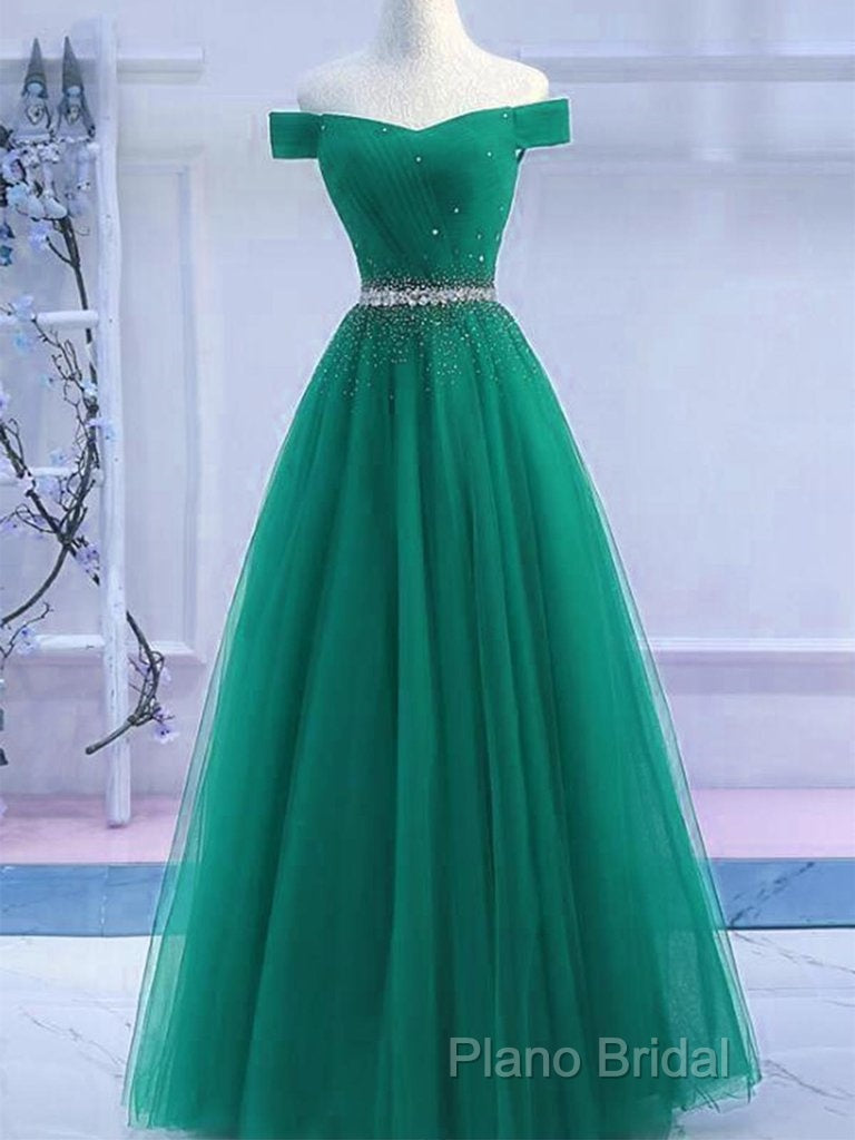 Sequins Burgundy Long Off The Shoulder Formal Prom Dresses