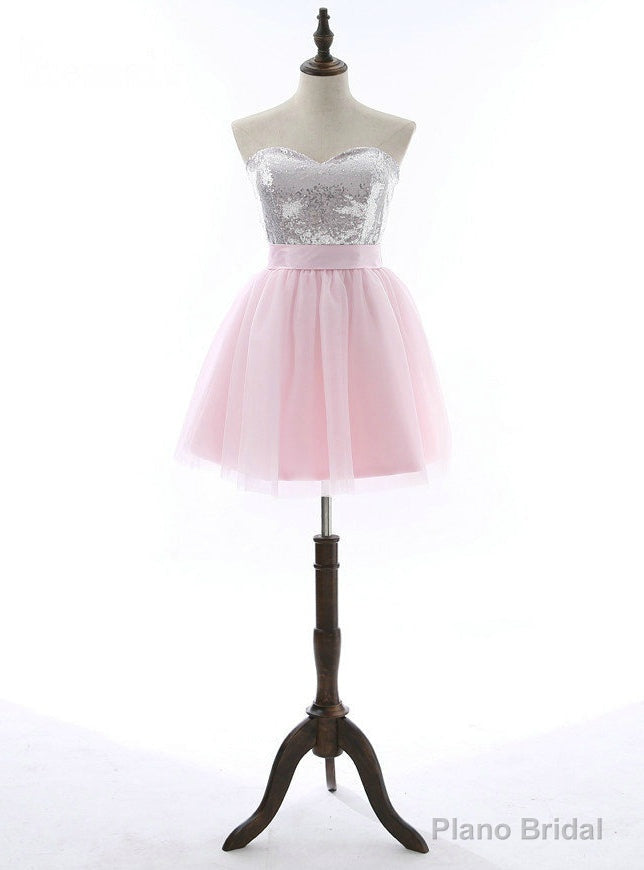 Sequins Mini Dresses for Graduation Cheap Homecoming Dresses Main image