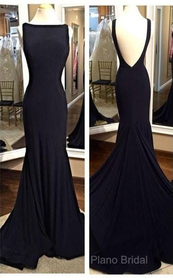 Sexy Black Formal Prom Dresses, Formal Prom Dresses, Formal Gown, Graduation School Party Dresses, Winter Formal Dresses Secondary image