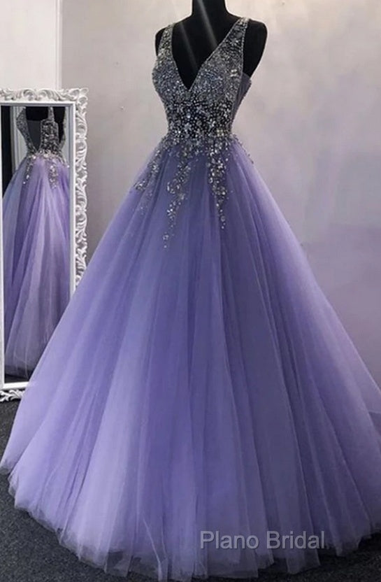 Sexy Long Formal Prom Dresses With Beading,Formal Dresses,Charming Dance Dresses Secondary image
