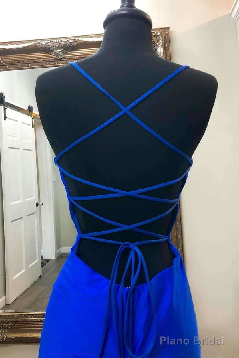 Sexy Tight Royal Blue Short Homecoming Dresses Secondary image