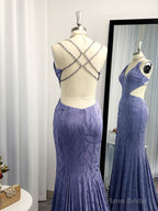 Sheath V-neck Ruffles Sweep Train Dress