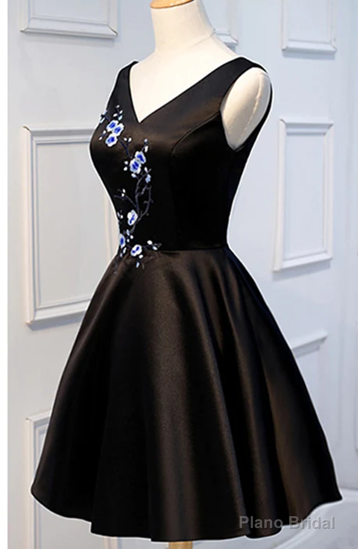 Short Black Prom Dresses, Black Short Formal Homecoming Dresses Main image