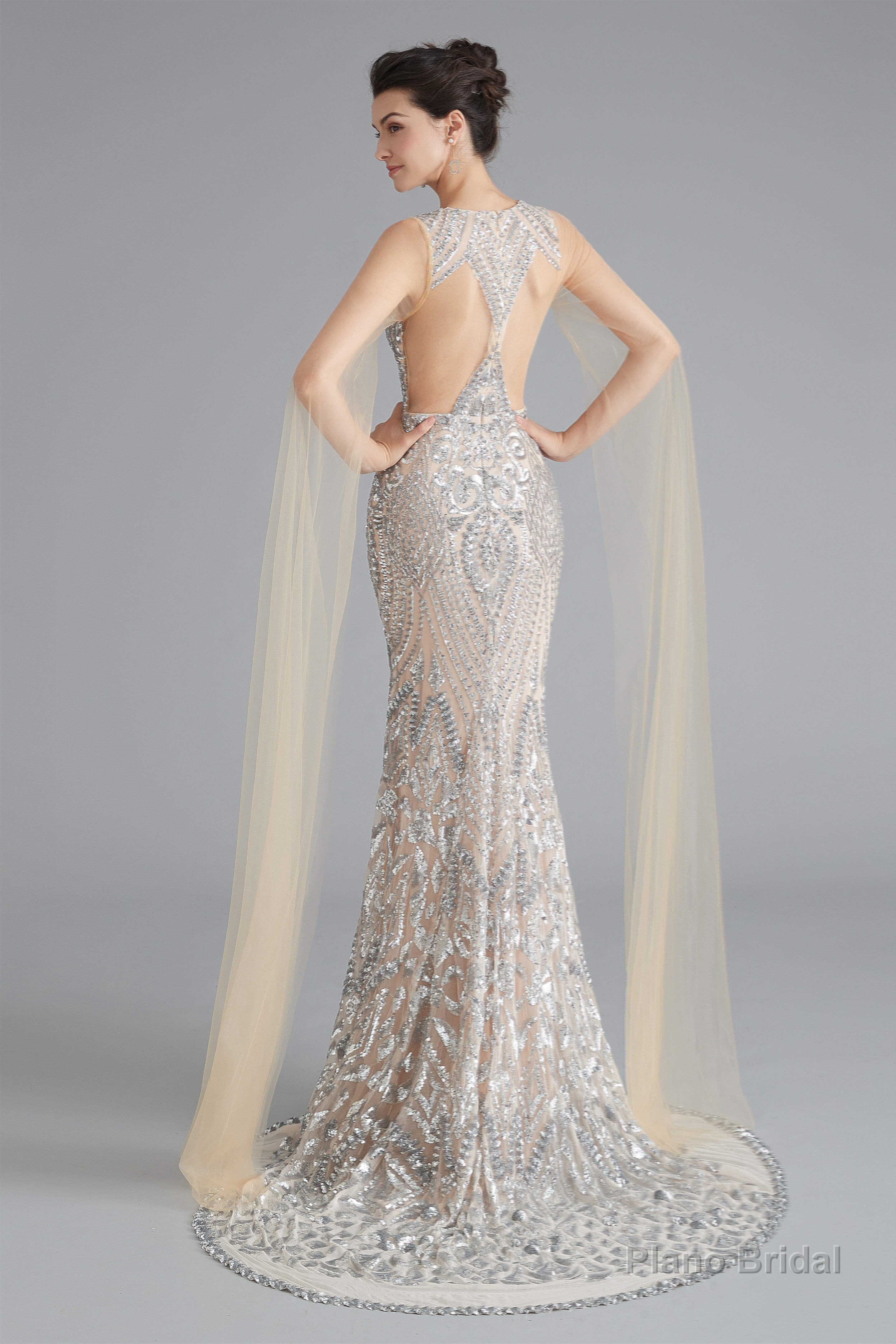 Homecoming Dresses For Middle School, Sequin Beauty Pageant Prom Dresses in Sleek Mermaid Style