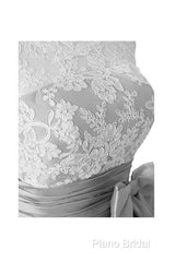 Silver Taffeta Short Homecoming Dresses Formal Prom Dresses