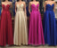 Simple Design Sweetheart Long Satin Formal Prom Dresses