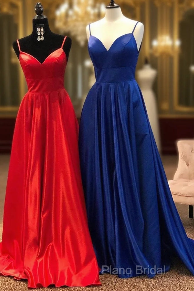 Simple Elegant Formal Prom Dresses , Formal Dresses, Dance Dresses, Graduation School Party Gown Main image