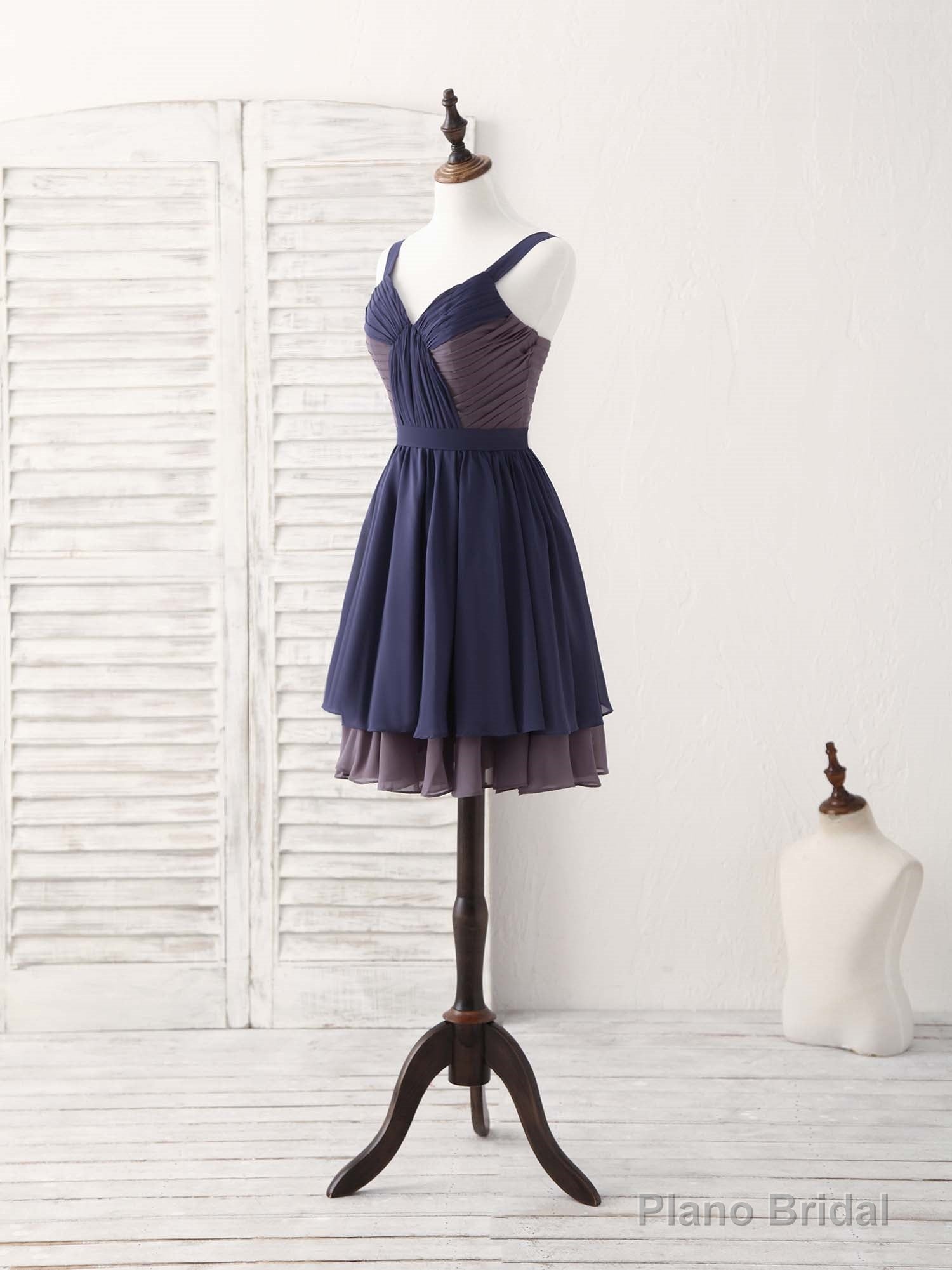 Simple Sweetheart Chiffon Short Prom Dress, Homecoming Dress